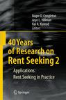 Cover of Volume 2 of 40 Years of Rent-Seeking
                  Research